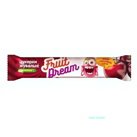 КОНФЕТЫ ЖЕВ. FRUIT DREAM вишнев. сок + вит. С 15 г