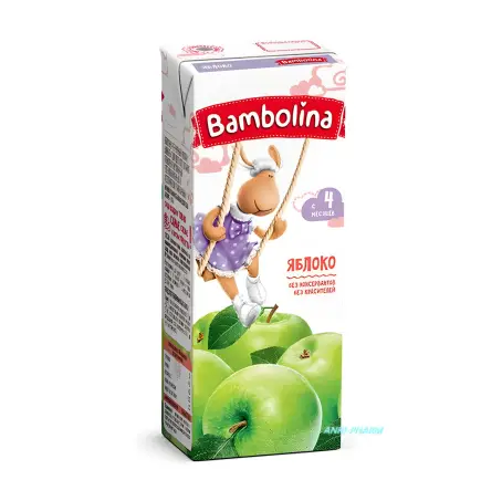 СОК BAMBOLINA Яблоко 4+ мес. 0,2 л