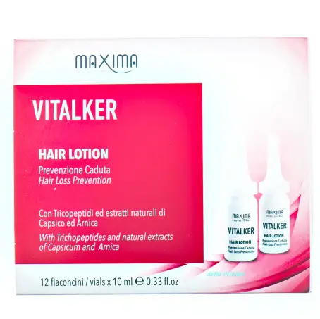 ЛОСЬОН ДЛЯ ВОЛОС MAXIMA VITALKER п/перхоти 10 мл №12 р-р фл.