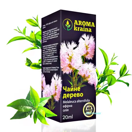 МАСЛО ЭФИРНОЕ ЧАЙНОЕ ДЕРЕВО AROMA KRAINA 20 мл