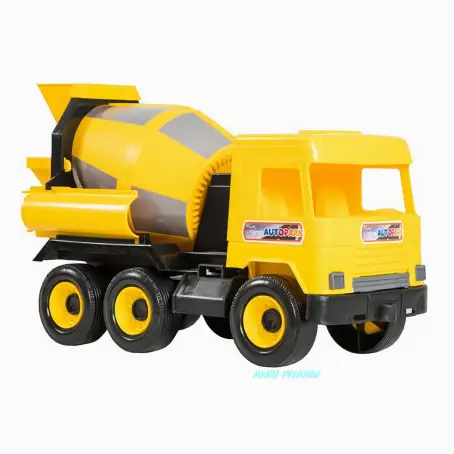 ИГРУШКА БЕТОНОМЕШАЛКА Middle truck желт. в коробке