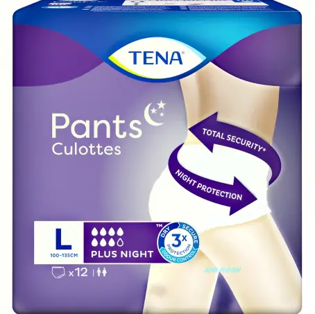 ПІДГУЗ-ТРУСИ ДЛЯ ДОР. TENA PANTS PLUS Night large №12