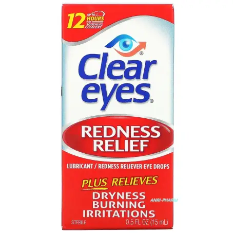 КАПЛИ ГЛАЗНЫЕ CLEAR EYES Maximum Redness Relief 15 мл р-н фл.