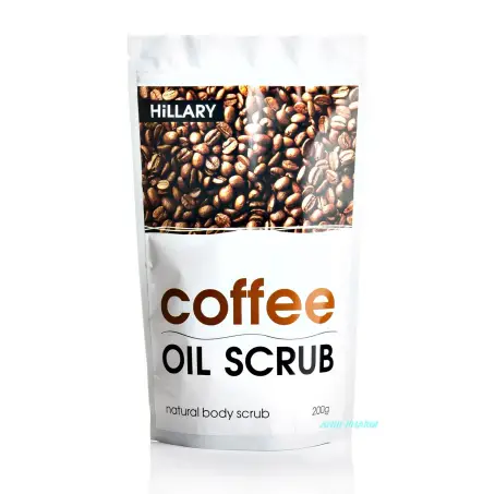 СКРАБ ДЛЯ ТІЛА HILLARY Coffee Oil Кавовий 200 г