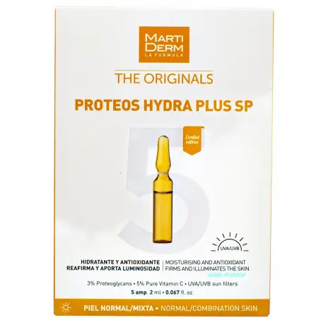 АМПУЛИ ДЛЯ ОБЛИЧЧЯ MARTIDERM PROTEOS HYDRA PLUS SP 2 мл №5 р-н