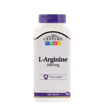 L-Аргінін 21st Century L-Arginine 1000 мг, 100 таблеток