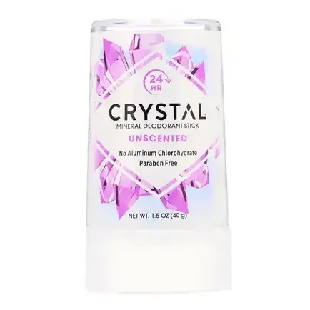 Минеральный дезодорант-стик без запаха Crystal Body Deodorant Mineral Unscented без алюминия, 40 г