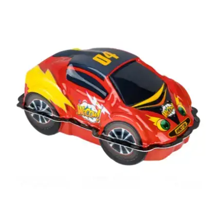 Машинка пластиковая WOOOW Sport car с игрушкой-сюрпризом и конфетами для девочки и мальчика, 50 г