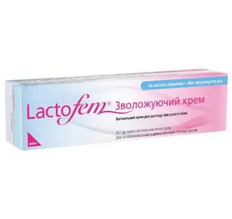 Лактофем Lactofem увлажняющий вагинальный крем по 50 г в тубах