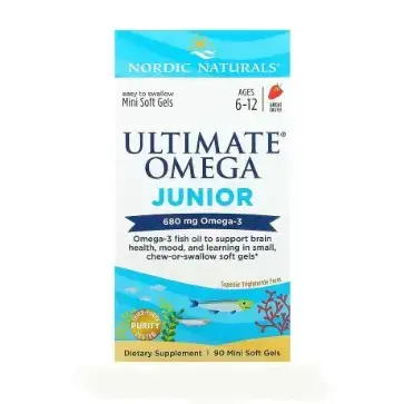 Омега Nordic Naturals Ultimate Omega Junior для подростков 680 мг, 90 капсул