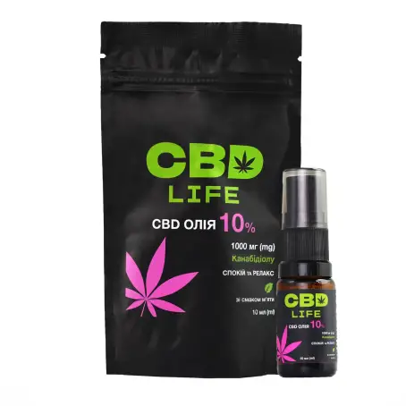 CBD-Масло 10% со вкусом мяты CBD life™, 10 мл