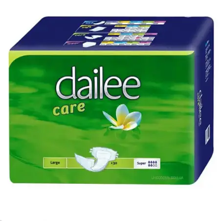 Подгузники для взрослых Dailee Care Super Large воздухопроницаемые, 30 штук