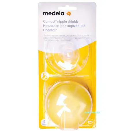 НАКЛАДКИ ДЛЯ СОСКОВ MEDELA CONTACT силик. р.S №2