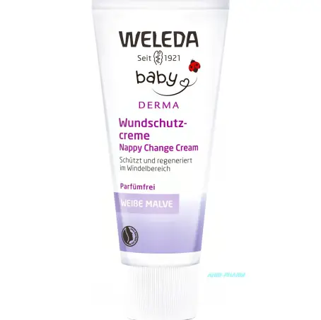 Крем детский от опрелостей Weleda Baby Derma Weisse Malve Алтей для гиперчувствительной кожи, 50 мл