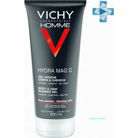 VICHY ОМ ГИДРА МАГ С ГЕЛЬ ДЛЯ ДУША УВЛАЖН. ТОНИЗ. для мужч. 200 мл