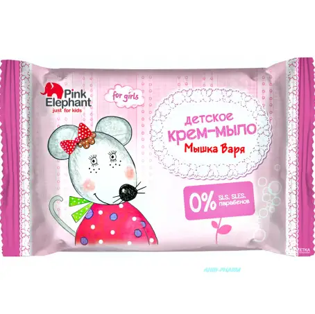 КРЕМ-МЫЛО PINK ELEPHANT МЫШКА ВАРЯ 90 г