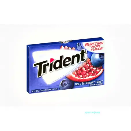 ЖЕВ. РЕЗИНКА TRIDENT blueberry twist