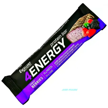 БАТОНЧИК 4ENERGY PROTEIN BAR лісов. ягоди 40 г