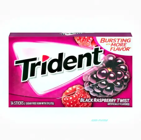 ЖЕВ. РЕЗИНКА TRIDENT black raspberry twist