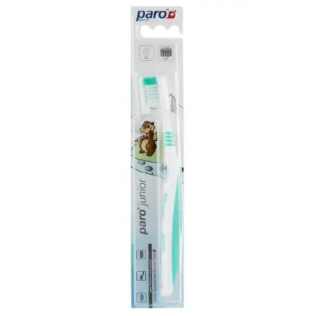 Зубная щетка детская Paro Junior 4+, 1 шт