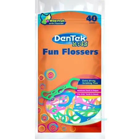 ФЛОС-ЗУБОЧИСТКИ DENTEK KIDS FUN FLOSSERS №40