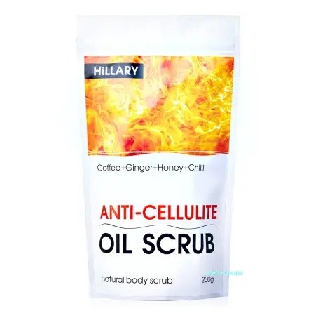 СКРАБ ДЛЯ ТІЛА HILLARY Anti-cellulite Oil антицелюл. розігрів. 200 г