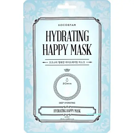 МАСКА ДЛЯ ОБЛИЧЧЯ KOCOSTAR Hydrating Happy Mask Звол.