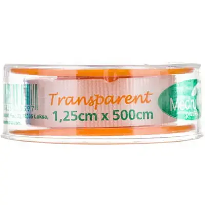 ЛЕЙКОПЛАСТИР МЕД. В РУЛ. MEDRULL “TRANSPARENT”1,25 см Х 500 см