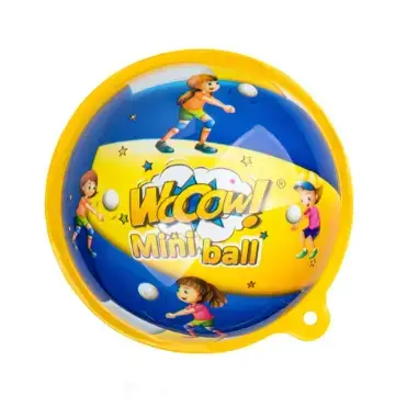 Мяч пластиковый Wooow Mini ball с конфетами и сюрпризом для девочки и мальчика, 30 г