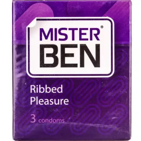  MISTER BEN Ribbed Pleasure Презервативы ребристые, № 3 