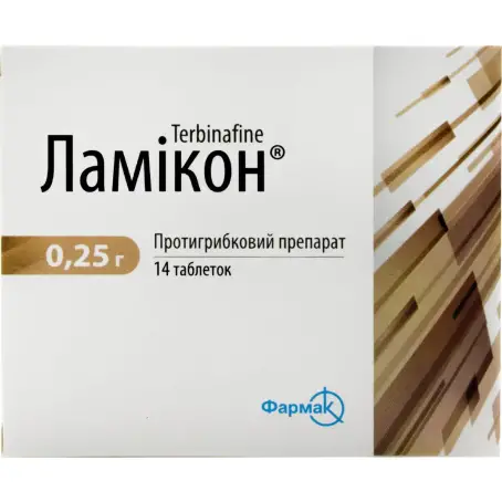 Ламикон таблетки 0,25 г блистер №14