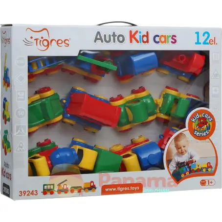 CANPOL АВТО "Kid cars" 12 шт.