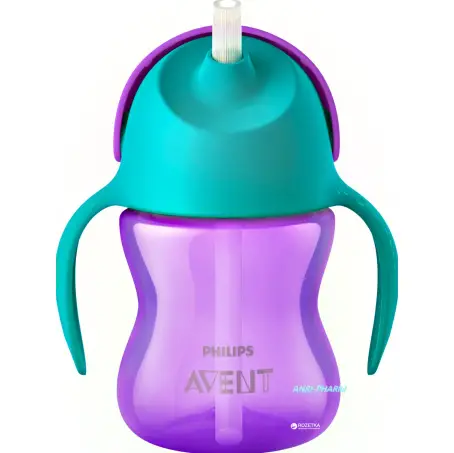 ЧАШКА PHILIPS AVENT з трубочкою з 9 міс. для дів. 210 мл SCF796/02