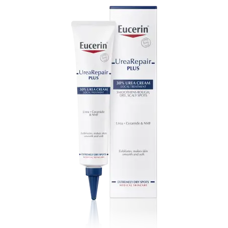 Інтенсивний зволожуючий крем Eucerin 30% UreaRepair Plus для дуже сухих ділянок шкіри, 75 мл