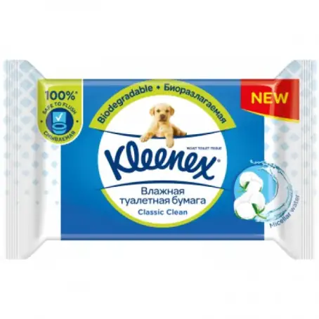 Туалетная бумага Kleenex Classic влажная 42 шт.