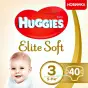 ПОДГУЗ HUGGIES ELITE SOFT 3 (5-9 кг) №40