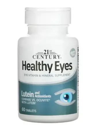 HEALTHY EYES (ЗДОРОВЬЕ ГЛАЗ) 21st CENTURY С ЛЮТЕИНОМ , 60 табл.