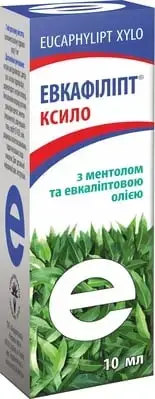 ЕВКАФІЛІПТ КСИЛО 0,1% 10 мл спрей назал.