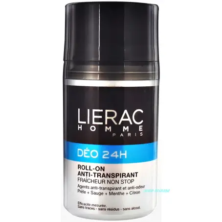 ДЕЗОДОР. LIERAC HOMME DEO 24H 50 мл кульк.