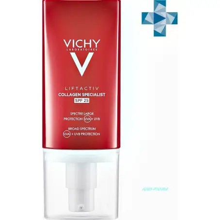 VICHY ЛИФТАКТИВ КОЛЛАГЕН СПЕЦИАЛИСТ КРЕМ-УХОД для стим. выраб. коллагена SPF 25 50 мл