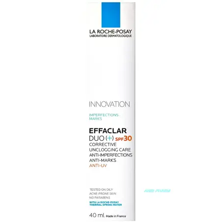 LA ROCHE POSAY ЕФАКЛАР ДУО+ SPF30 ЗАСІБ КОРИГ. КОМПЛ. ДІЇ п/вад і слідів постакне для жирн. пробл. шкіри 40 мл