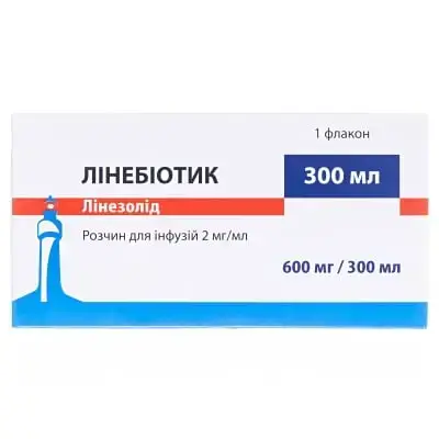 Линебиотик 2 мг/мл 300 мл р-н для інф. фл.