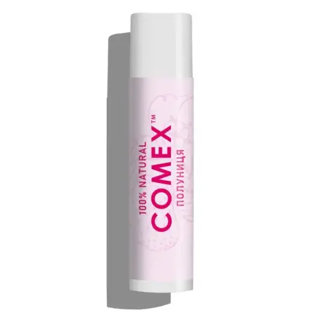 Натуральный бальзам для губ Comex Клубника, 5 г
