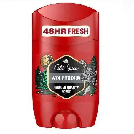 Дезодорант-стик Old Spice Wolfthorn 48H мужской без алюминия, 50 мл