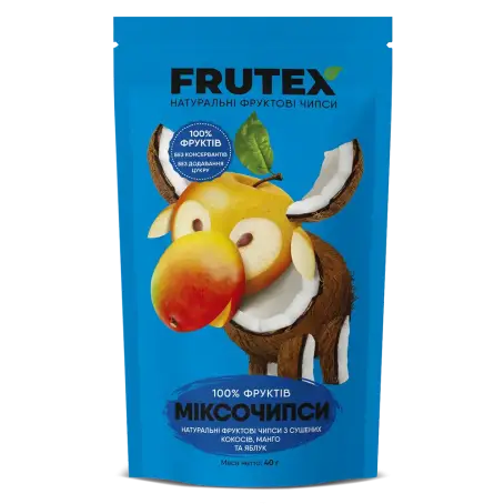 Чипсы фруктовые Миксочипсы 3 вкуса FRUTEX 40 г