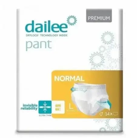 Подгузники-трусы для взрослых Dailee Pant Premium Normal Large воздухопроницаемые, 14 шт
