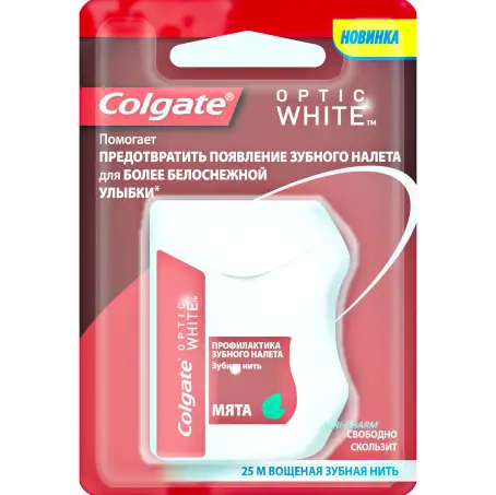 ЗУБН. НИТЬ COLGATE Optic White 25 м