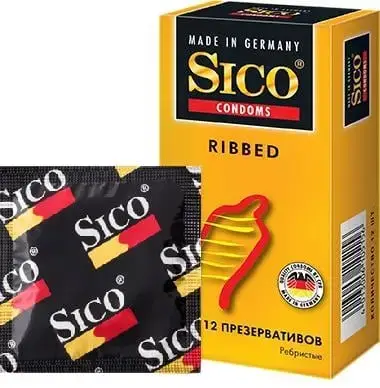 Презервативы SICO RIBBED N12 ребристые