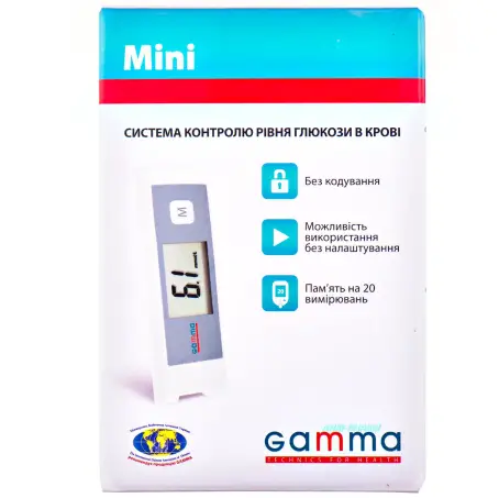 Глюкометр GAMMA MINI