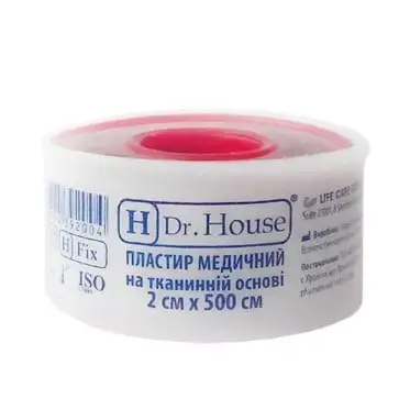 ПЛАСТ. H DR. HOUSE 2 х 500 см ткан. пл. уп.